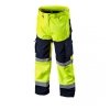Spodnie robocze ostrzegawcze softshell, żółte, rozmiar XL