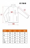 Bluza polarowa ostrzegawcza, żółta, rozmiar M