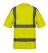 T-shirt ostrzegawczy, ciemny dół, żółty, rozmiar XXL