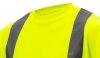 T-shirt ostrzegawczy, żółty, rozmiar L