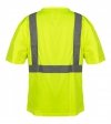 T-shirt ostrzegawczy, żółty, rozmiar XXL
