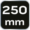 Szczypce zaciskowe uniwersalne 250 mm, proste szczęki