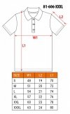 Koszulka polo DENIM, rozmiar XXXL