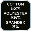 Spodnie robocze PREMIUM, 62% bawełna, 35% poliester, 3% elastan, rozmiar S