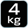 Młotek kamieniarski 4 kg, trzonek z włókna szklanego