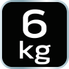 Młotek ślusarski 6 kg, trzonek z włókna szklanego