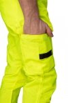 Spodnie ostrzegawcze 40% poliester, 60% bawełna, 260 gsm, rozmiar XXXL
