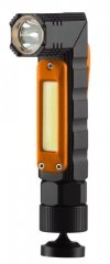 Latarka akumulatorowa USB  300 lm 2 w 1 CREE XPE + COB LED