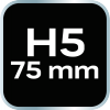 Końcówka HEX 5 x 75 mm, S2 x 2 szt.