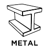 Frez do metalu HM, typ E (owalny), 8 x 13 mm, trzpień 6 x 45 mm