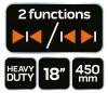 Ścisk automatyczny heavy duty 18/450