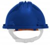 Kask ochronny atestowany, niebieski