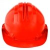 Kask ochronny atestowany, czerwony