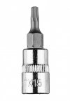 Końcówka TORX TX15 na nasadce 1/4, krótka, 37 mm
