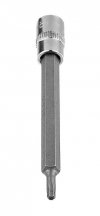 Końcówka TORX TX15 na nasadce 1/4, długa, 87 mm