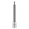 Końcówka TORX TX15 na nasadce 1/4, długa, 87 mm