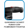 Szlifierka oscylacyjna 260W, stopa 90 x 187 mm