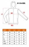 Bluza dziana, ocieplana z kapturem, rozmiar  XXXL