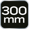 Dwukomponentowy uchwyt do brzeszczotu 300mm