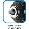 Wiertarko-wkrętarka bezszczotkowa 18V, uchwyt 10mm, compact, Energy+, bez akumulatora