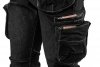 Spodnie robocze 5-kieszeniowe DENIM, czarne, rozmiar XL
