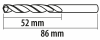 Wiertła do metalu Baildon BASIC DIN 338 RN NWKa 5 mm, HSS (S), 86-52 mm, wielokrotność 10