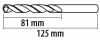 Wiertła do metalu Baildon BASIC DIN 338 RN NWKa 9,5 mm, HSS (S), 125-81 mm, wielokrotność 5