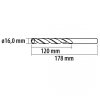 Wiertło do metalu Baildon BASIC DIN 338 RN NWKa 16 mm, HSS (S), 178-120 mm