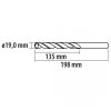 Wiertło do metalu Baildon BASIC DIN 338 RN NWKa 19 mm, HSS (S), 198-135 mm