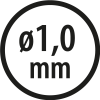 Wiertła do metalu Baildon BASIC DIN 340 RN NWKb 1 mm, HSS (S), 56-33 mm, wielokrotność 10