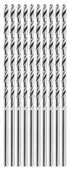 Wiertła do metalu Baildon BASIC DIN 340 RN NWKb 2,5 mm, HSS (S), 95-62 mm, wielokrotność 10