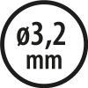 Wiertła do metalu Baildon BASIC DIN 340 RN NWKb 3,2 mm, HSS (S), 106-69 mm, wielokrotność 10