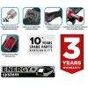 Szlifierka kątowa 125mm bezszczotkowa Energy+ 0-9200/min-1, bez akumulatora