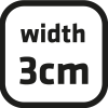 Taśma ogrodnicza z siatki, do podwiązywania roślin, 30 mm, 50 m