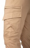 Spodnie robocze OUTDOOR, typu jogger, beżowe, rozmiar L