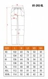 Spodnie robocze OUTDOOR, 4 way stretch, musztardowo-szare, rozmiar XL