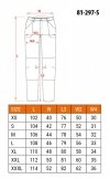 Spodnie robocze OUTDOOR, 2 way stretch, szare, rozmiar S