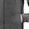 Bluza rozpinana OUTDOOR, pique, szara, rozmiar XXXL
