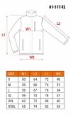 Bluza softshell OUTDOOR, zielona, rozmiar XL