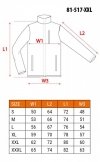 Bluza softshell OUTDOOR, zielona, rozmiar XXL
