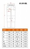 Spodnie robocze OUTDOOR, 4 way stretch, musztardowe, rozmiar XXL