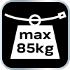 Opaski zaciskowe EXTREME 9.0 × 550 mm, czarne, 50 szt.