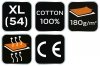 T-shirt z nadrukiem, mechanik, rozmiar XL