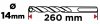 Wiertło do betonu zbrojonego SDS Plus 14 x 260 mm, quatro