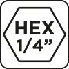 Wiertło do metalu Hex 13.0 mm