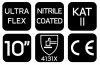 Rękawice robocze ultraflex, nylon-spandex, pokrytcie polimetrowo-nitrylowe (foam), 4131X, rozmiar 10