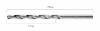 Wiertło do metalu HSS, DIN 340, przedłużane, 6 mm