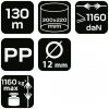 Linka pleciona polipropylenowa fi 12 130m