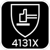 Rękawice robocze, poliester pokryty ntrylemx, 4131X, rozmiar 11