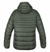 Kurtka Mix&Match, pikowana, puchowa, lekka, oliwkowo-czarna, rozmiar S